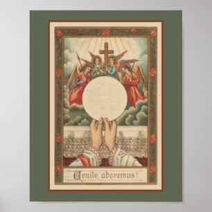 Traditionele katholieke Latijnse kerstanken Poster