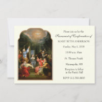 Traditionele katholieke meisjesbevestiging bevesti