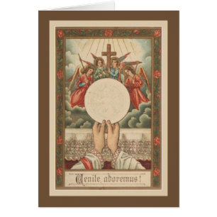 Traditionele katholieke priester Eucharistie Engel