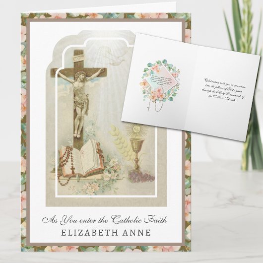 Traditionele katholieke professie van Faith RCIA-K Kaart