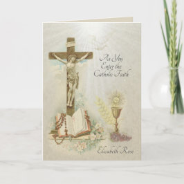 Traditionele katholieke professie van Faith RCIA Kaart