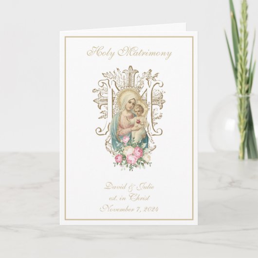 Traditionele Katholieke Religieuze Maria Jezus Tro (Voorkant)