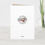 Traditionele katholieke sympathie Mass die Jezus a Kaart (Achterkant)