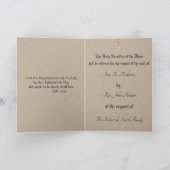 Traditionele katholieke sympathie Mass die Jezus a Kaart (Binnen)