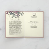 Traditionele katholieke sympathie Rosary Crucifix- Kaart (Binnen)