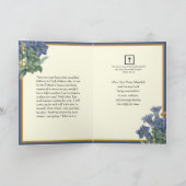 Traditionele katholieke sympathiescriptie Crucifix Kaart (Binnen)