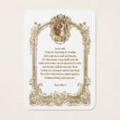 Traditionele Katholieke Trouw Heilige kaart (Voorkant)