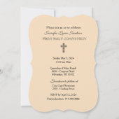 Traditionele katholieke uitnodiging tot  Communie (Achterkant)