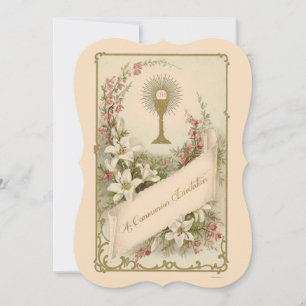 Traditionele katholieke uitnodiging tot  Communie