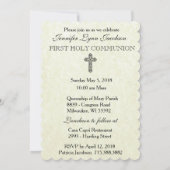 Traditionele katholieke uitnodiging tot  Communie (Achterkant)