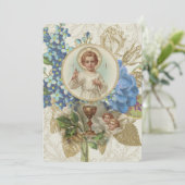 Traditionele katholieke uitnodiging tot  Communie (Staand voorkant)