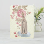 Traditionele katholieke uitnodiging tot  Communie (Staand voorkant)