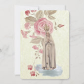 Traditionele katholieke uitnodiging tot  Communie (Voorkant)