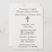 Traditionele katholieke uitnodiging tot Communie (Achterkant)