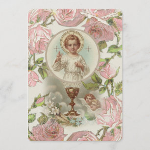 Traditionele katholieke uitnodiging tot  Communie