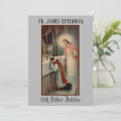 Traditionele katholieke uitnodiging tot Jubileum (Staand voorkant)