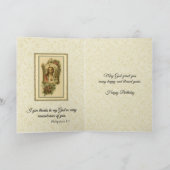 Traditionele katholieke verjaardag Jezus Kaart (Binnen)