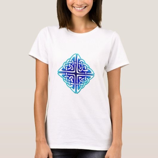 Traditionele Keltische Diamond Knot T-shirt (Voorkant)