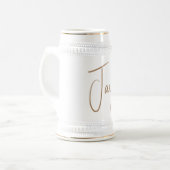 traditionele keramische bierpul (Voorkant links)
