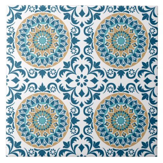 Traditionele keramische tegel tegeltje (Voorkant)