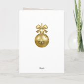 Traditionele Kerst Classic Vakantie Foto Lijst Kaart (Achterkant)