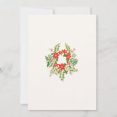 Traditionele kerst één foto marine notitiekaartje (Achterkant)