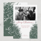 Traditionele kerst- en nieuwjaarskaart feestdagenkaart (Voorkant / Achterkant)