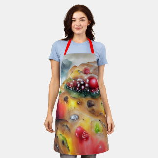Traditionele Kerst Fruit Cake Schort
