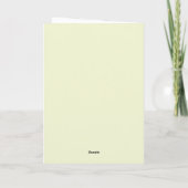 Traditionele Kerst Kaart Rood Groen (Achterkant)