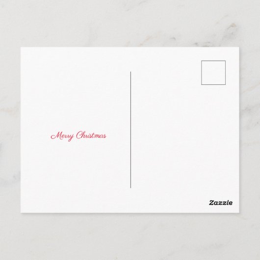  traditionele kerst Kaart Santa Reindeer (Achterkant)