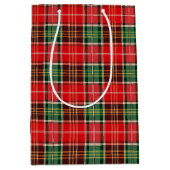 Traditionele Kerst Plaid Medium Cadeauzakje (Voorkant)