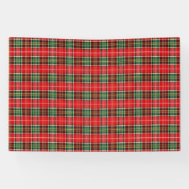 Traditionele Kerst Plaid Spandoek