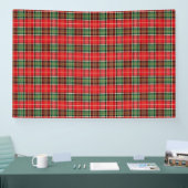Traditionele Kerst Plaid Spandoek (Beurs)