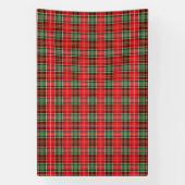 Traditionele Kerst Plaid Spandoek (Verticaal)