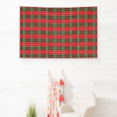 Traditionele Kerst Plaid Spandoek (Insitu)