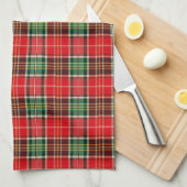 Traditionele Kerst Plaid Theedoek (Quarter Fold)