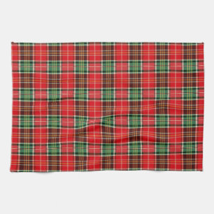 Traditionele Kerst Plaid Theedoek