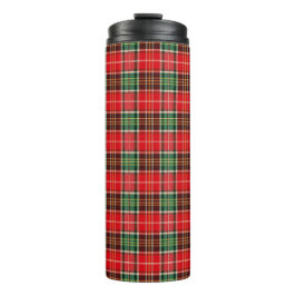 Traditionele Kerst Plaid Thermosbeker