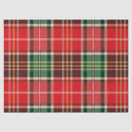 Traditionele Kerst Plaid Tissuepapier