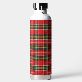 Traditionele Kerst Plaid Waterfles