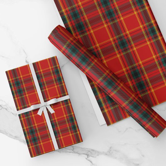 Traditionele Kerst Rood en Groen Plaid Cadeaupapier