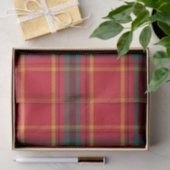 Traditionele Kerst Rood en Groen Plaid Tissuepapier (Geschenk)