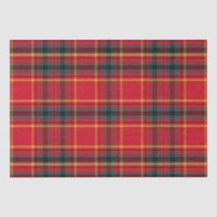Traditionele Kerst Rood en Groen Plaid Tissuepapier