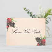 Traditionele Kerst Save the date (Staand voorkant)