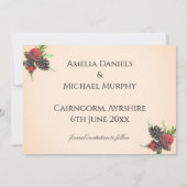 Traditionele Kerst Save the date (Achterkant)