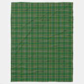 Traditionele Kerst Tartan Gooi voor Comfort Fleece Deken (Voorkant)