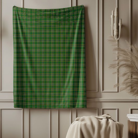 Traditionele Kerst Tartan Gooi voor Comfort Fleece Deken