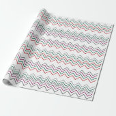 Traditionele kerst trendy & chique Zig zag Cadeaupapier (Uitgerold)