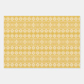 Traditionele kerst trui Fair Isle patroon Inpakpapier Vel (Voorkant 3)