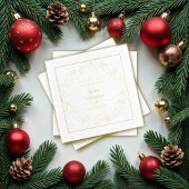 Traditionele kerst van Merry Folie Servetten